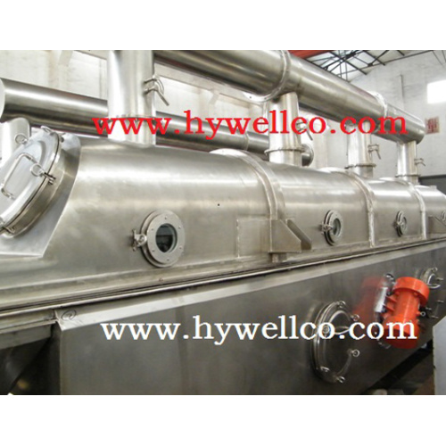 Máquina de leito de secagem por fluido para ácido málico