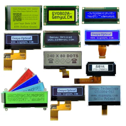 RGB Background Liquid Crystal Display (LCD) 20x2 Character Display Modules - 2002 Series