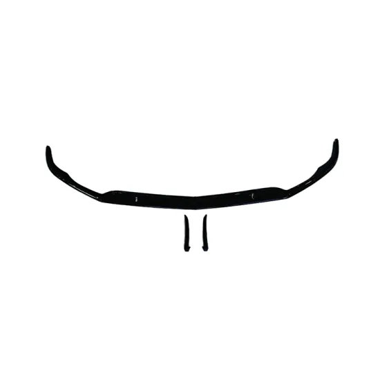 Gloss Black Front Lip Bumper Accessory for Mercedes-Benz C63 2015-2021