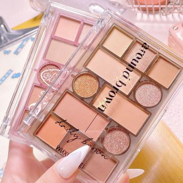 Custom Waterproof Eyeshadow Palette - 9 Colors for Women & Girls