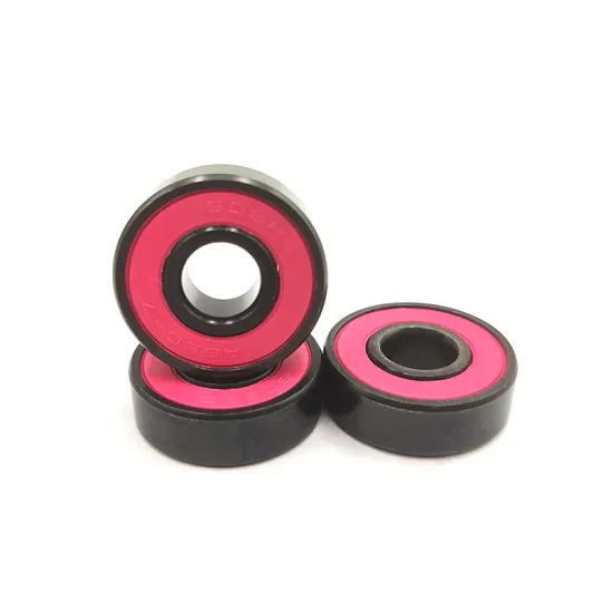 High Speed 608 Ball Bearings with Nylon Cage for Skateboards