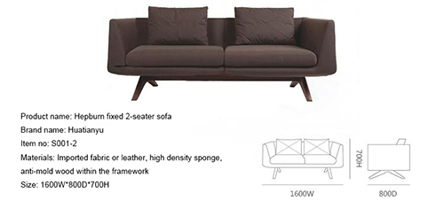 Hepburn Fixed 2 Seater Sofa