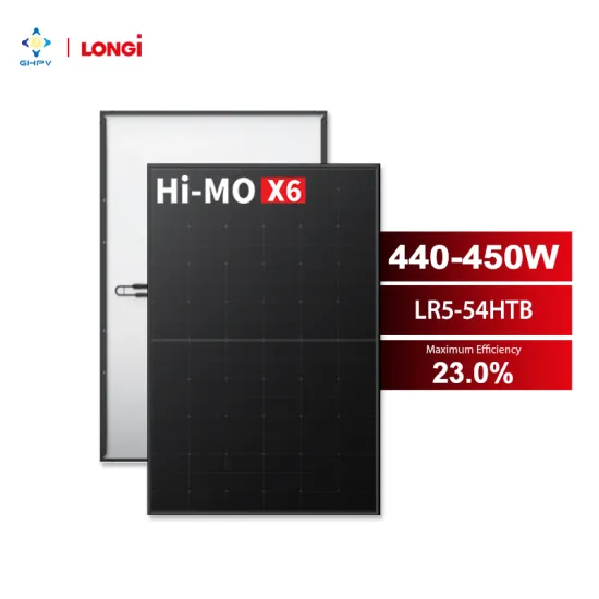 Longi Hi-Mo X6 Solar Panels: 440W Full Black 108 Half Cells 182mm Solar Panel
