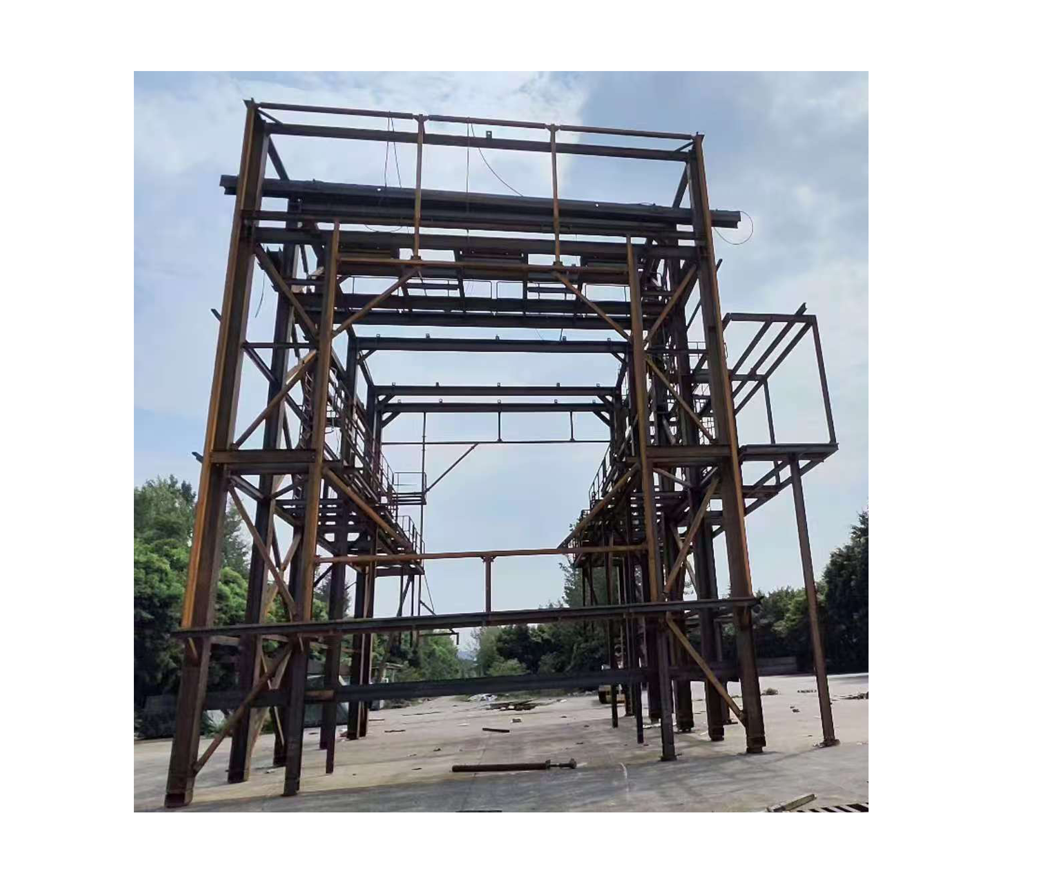 Gas turbine Air exhaust Steel structure
