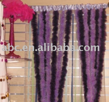 Feather Curtain decoration