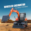 shandong shanding 7.5TON SD75W Wheel excavator