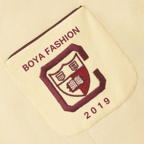 Women's Slim Cut College Jacket with Nylon Lining