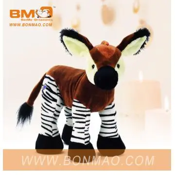 Standing Zebra Plush Soft Toy Stuffed Animals Toys