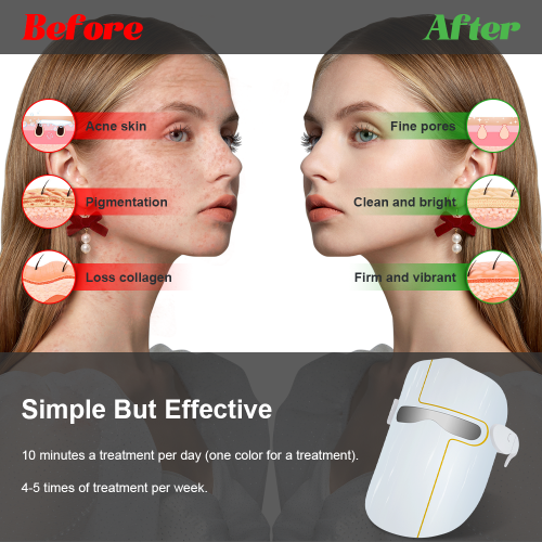 Beauty Led Light Therapy Face Mask FDA Approved