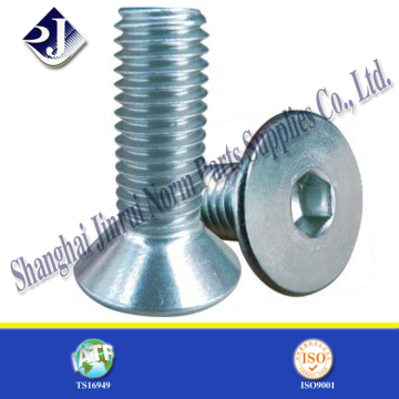 flat head hex socket head machine screw price made in china