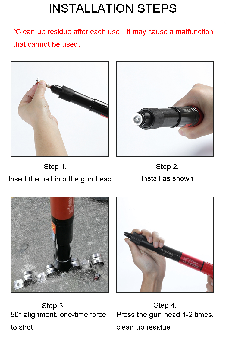 Mini decoration ceiling nail gun