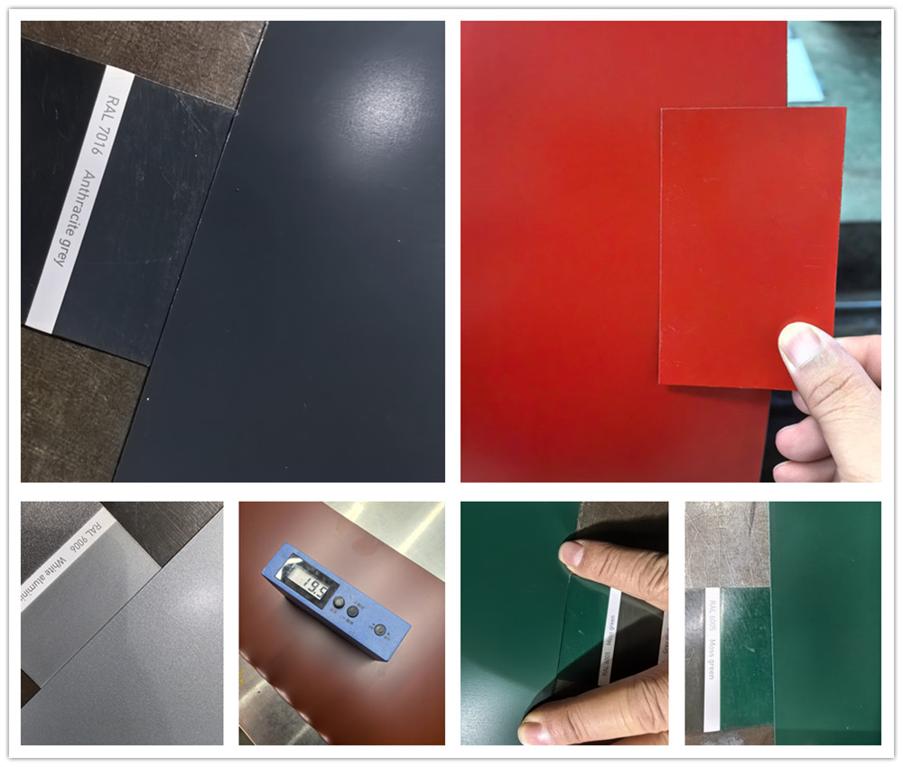 matt metallic look coated aluminum