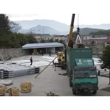 Stepped tubular poles