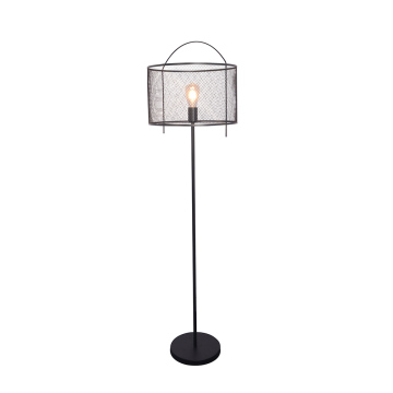 Wrought Iron Floor Lamp for Bedroom with Study Desk Design