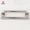 Wood door stainless steel right angle large handle