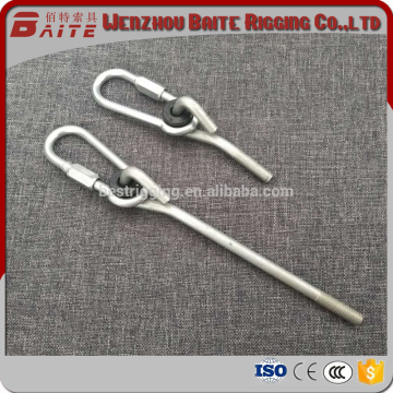 swing hook with nuts and washer connecting quick link In Carbiner Rigging Hardware China Supplier