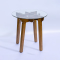 Glass Coffee Table With Magazine Rack
