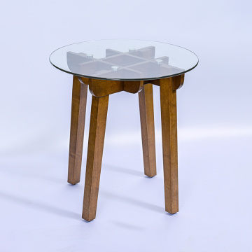 Glass Coffee Table With Magazine Rack