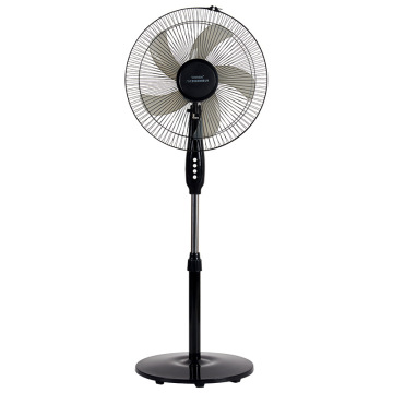 High-Quality 16 Inch Oscillating Air Cooler with Low Noise and 5 Blades, 220V Electric Metal Floor Model