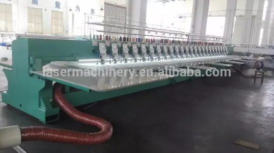 hot selling laser embroidery cutting machine with multi 12 head