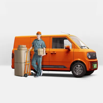 Electric Mini Van for Courier Delivery - New Energy Express Vehicle
