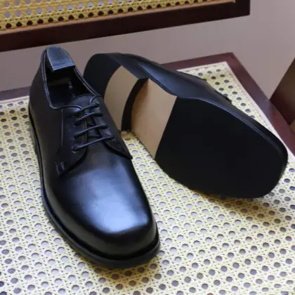 Kemayanni High-Quality Handmade Oxford Derby Shoes - Thick Leather Sole Casual Wear for Men and Women