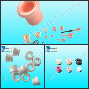 Ceramic Eyelet Yarn Guide Eyelet Ceramic Eyelet Tube for Coil Winding Machine, Ceramic Eyelets