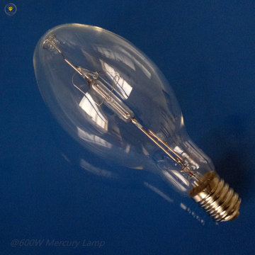 High Pressure Ceramic Mercury Lamp E40 HID Vapor Bulbs for 100W, 250W, 400W Tubular Shape Lights