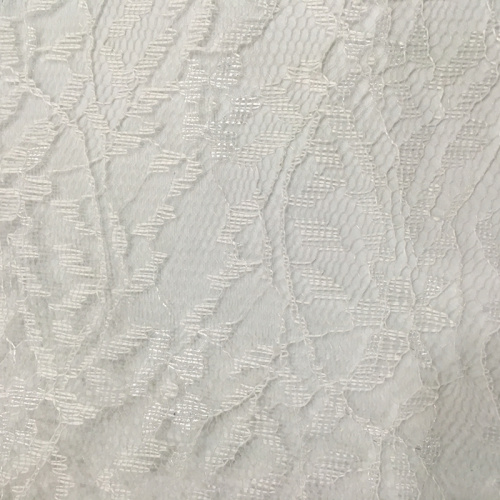 Leaves Pattern Garment Polyester Lace Fabric