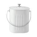 Cuboids White Compost Pail with Replaceable Charcoal Filter