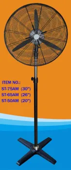 26" Industrial Pedestal Fan