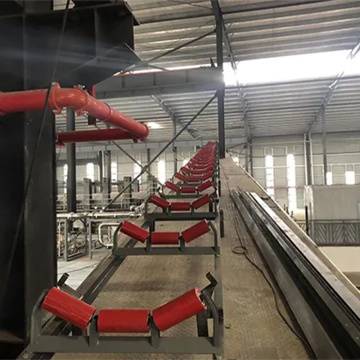 Port Bulk Stockpile Roller Belt Conveyor