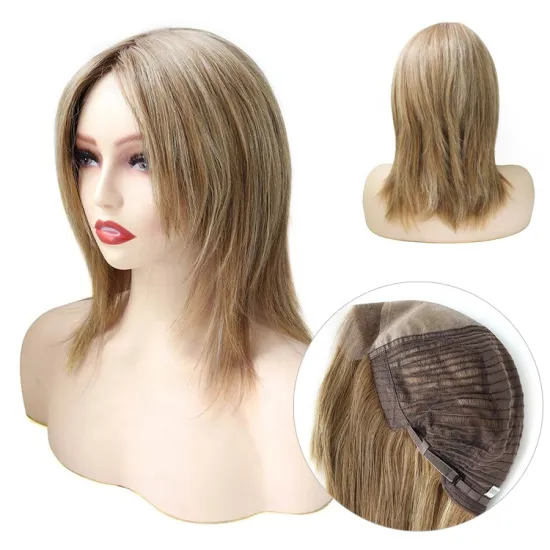 Chinese Virgin Remy Human Hair Wigs: Balayage Monofilament Top Lace Front for Women with Alopecia