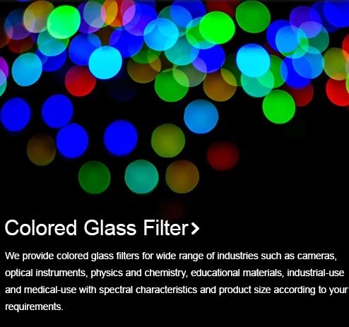 Optical Equipment Use Customized Long Pass Glass Filters