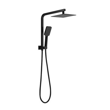 Matt Black Short Shower Column Set