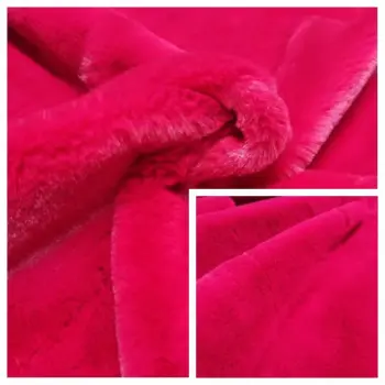 100%Polyester Rabbit-Like Mink Hair Knitting Fabric