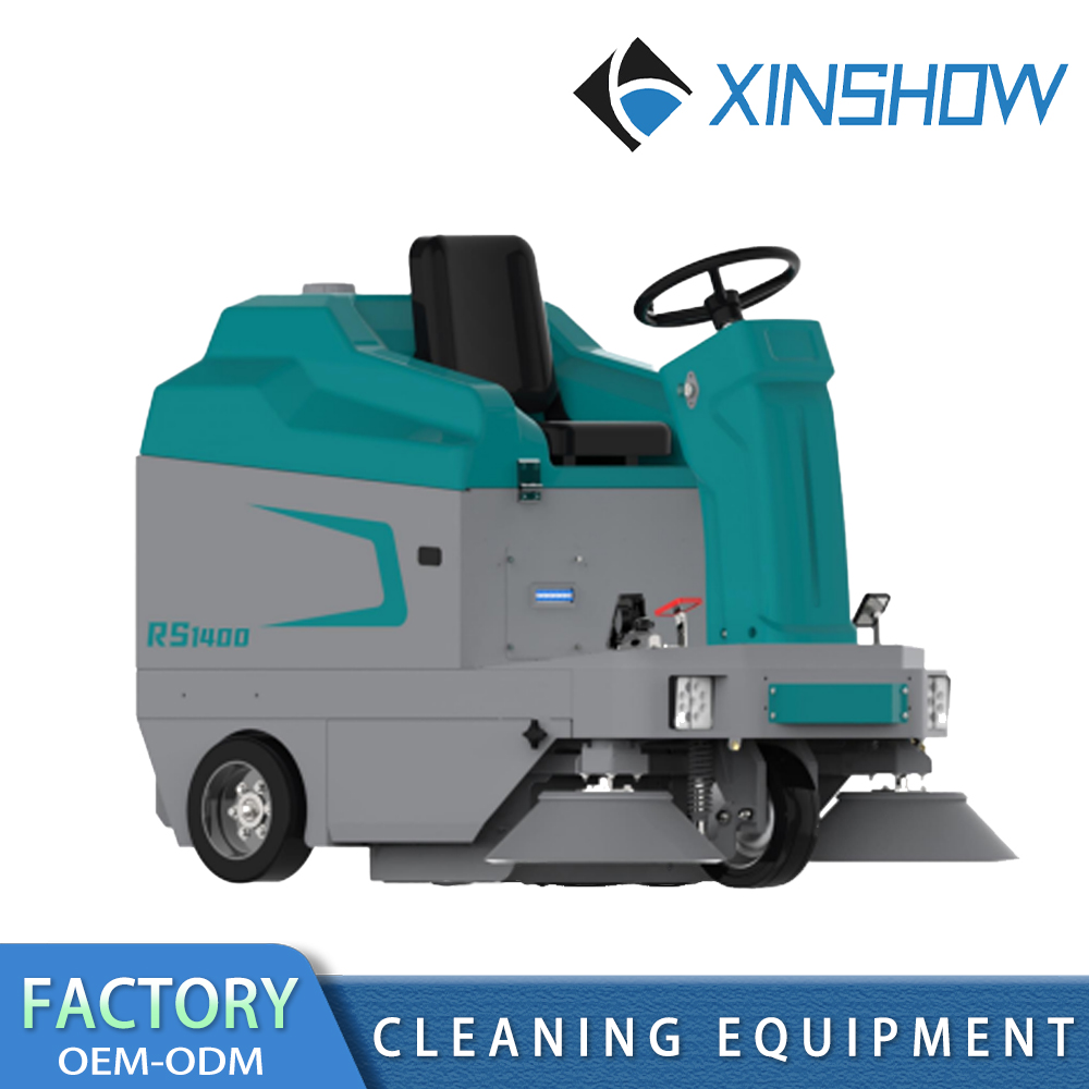 Barredora de piso de conducción, parque, área escénica, calle