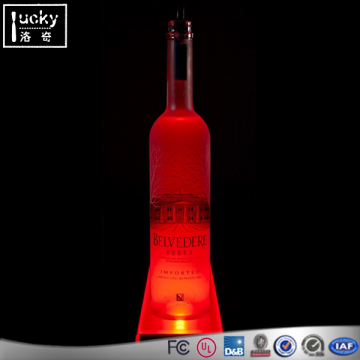 Unique single Bottle Glorifier,Custom Acrylic LED Liquor Glorifier