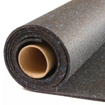 Anti-slip rubber rolled gym flooring