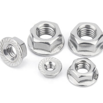 Factory Direct Stainless Steel Flange Nuts: Hex Flange & Flanged Types