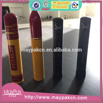 high quanlity aluminum cigar tubes screw cap