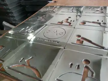 laser cutting polished stainless steel product