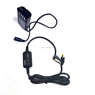 Panasonic DC-S5, DC-S5K, Lumix S5 D-Tap to USB Adapter Connector, 5V to DMW-BLK22 Dummy Battery, DMW-DCC17 DC Coupler: Power Accessory for Camera and Video Production Equipment
