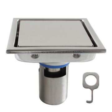 Stainless Steel 110mm Bathroom Floor Drain with Anti-Odor Core