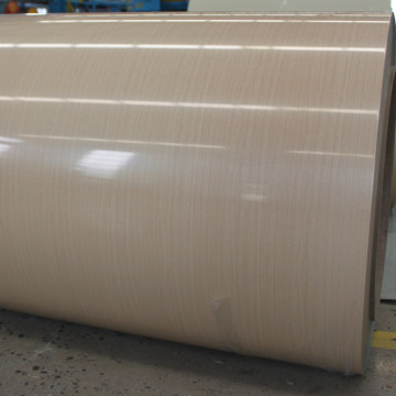 Acier galvanisé à grain de bois 2D en bobine