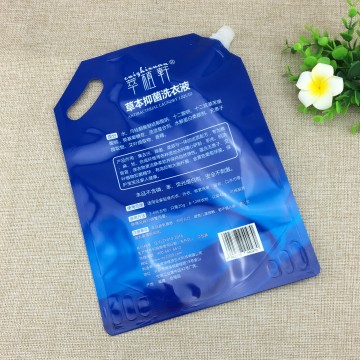 eco-friendly custom 500g detergent heat-seal stand-up pouch