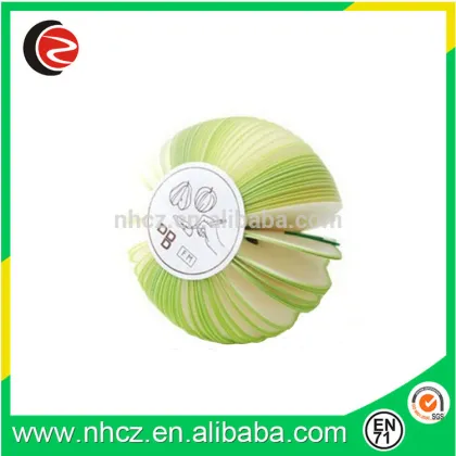 fruit shaped self-adhesive sticky notes, adversing sticky notes