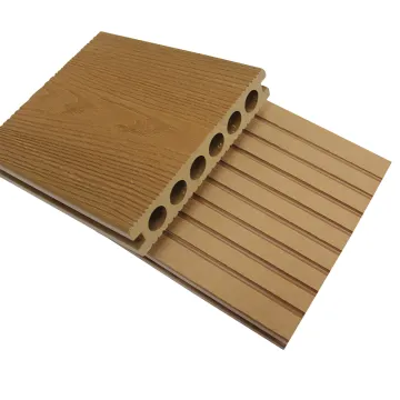 WPC Composite Decking Grain Surface Wood Composite Deck Flooring
