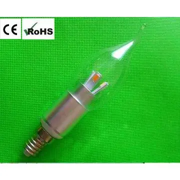 3.5W E12, E14, E17, B15 LED candle bulb