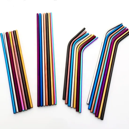 Factory Wholesale Food Grade 304 Stainless Steel Straw